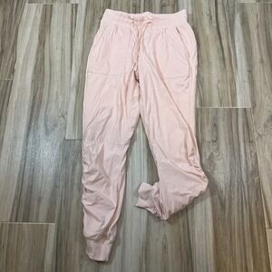 Lululemon Dance Studio Joggers Pink size 8 Athletic Gym Pants Athleisure Casual